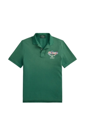 Polo Ralph Lauren graphic-embroidered short-sleeve polo shirt - Green