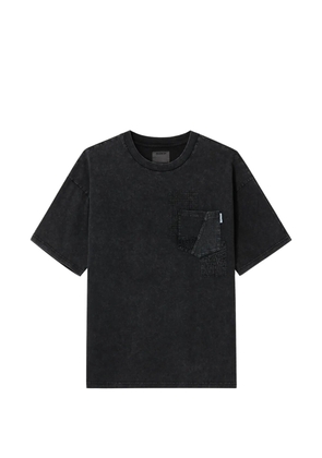 Musium Div. patchwork-pocket T-shirt - Black