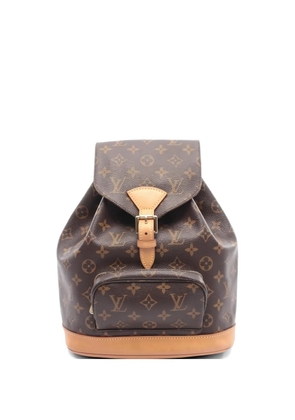 Louis Vuitton Pre-Owned 2003 MM Montsouris Monogram leather backpack - Brown