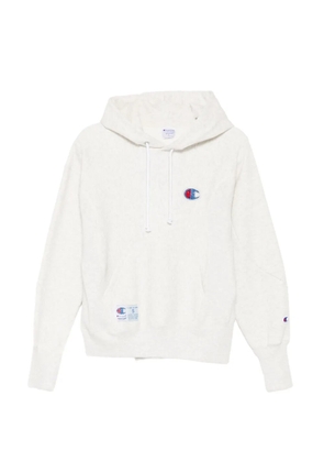 Undercover logo-embossed hoodie - Grey