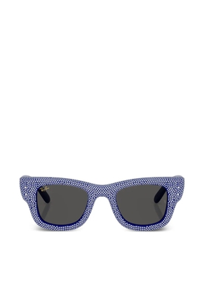Ray-Ban embellished sunglasses - Blue