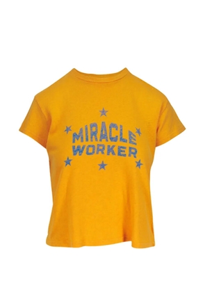 MOTHER star graphic T-shirt - Yellow