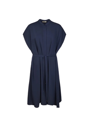Herno belted midi dress - Blue