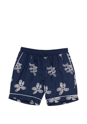 CHÉ Flores shorts - Blue