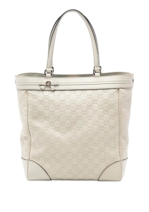 Gucci Pre-Owned 2016-2026 Guccissima Mayfair tote bag - White