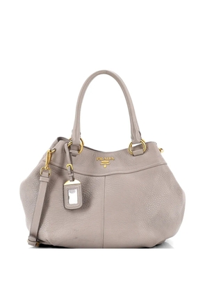 Prada Pre-Owned Convertible Shopping Tote Vitello Daino Small shoulder bag - Grey