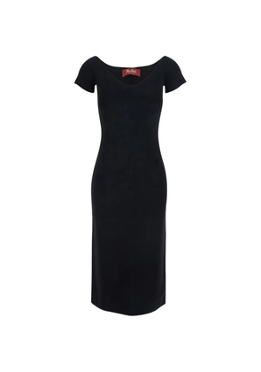 Max Mara Cabina V-neck dress - Black