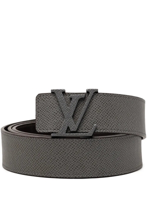 Louis Vuitton Pre-Owned 2014 Taiga Initiales belt - Grey
