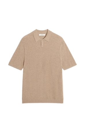 Maison Kitsuné texture polo shirt - Neutrals