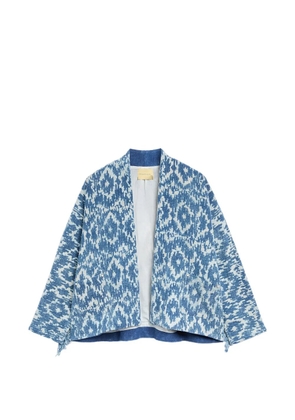 MOMONÌ Ara printed tassel-detail jacket - Blue
