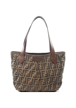 Fendi Pre-Owned 2010S Zucca shoulder bag - Brown