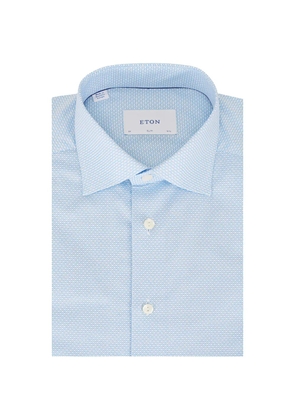Eton patterned shirt - Blue