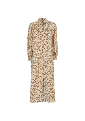 Max Mara printed silk dress - Neutrals