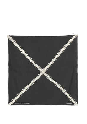 Nanushka silk scarf - Black
