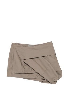 ENTIRE STUDIOS structured mini skirt - Neutrals