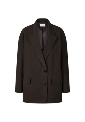 TOMBOY single-breasted oversized blazer - Brown