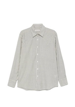 Carter Young striped western shirt - Grey