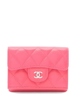 CHANEL Pre-Owned 2021 tri-fold wallet - Pink