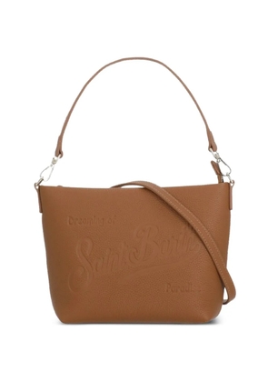 MC2 Saint Barth Aline embossed top handle bag - Brown