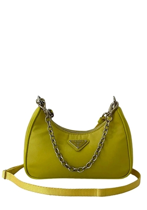 Prada Pre-Owned 2019-2026 Mini Tessuto Re Edition 2005 satchel - Yellow