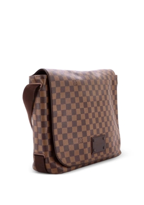 Louis Vuitton Pre-Owned Brooklyn Handbag Damier MM crossbody bag - Brown
