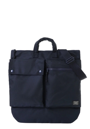 Porter-Yoshida & Co. pocket top-handle shoulder bag - Blue