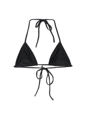 FAE SWIM Honey tie-detail bikini top - Black