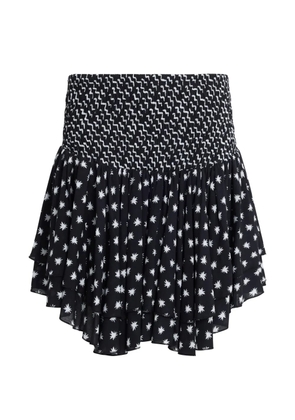 Donde Esteban ruffled mini skirt - Black