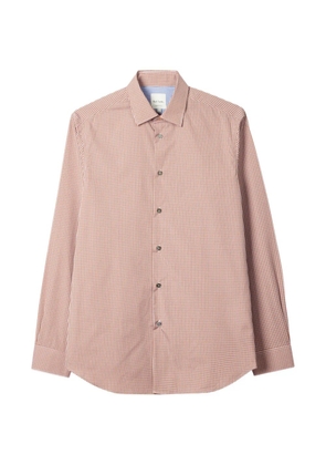 Paul Smith check-pattern shirt - Orange