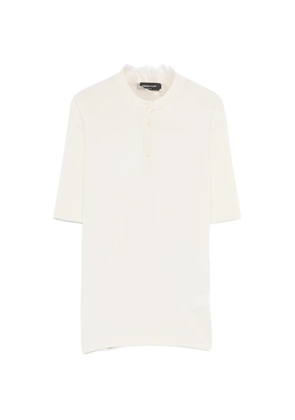 Fabiana Filippi ruffle-detail top - Neutrals