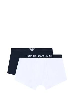 Emporio Armani logo-detail boxers (set of two) - Blue
