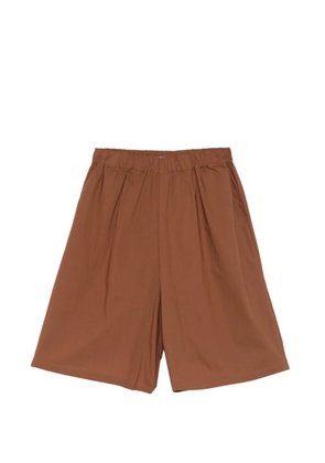 IMPERIAL elasticated-waistband shorts - Brown