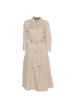 Pennyblack tie-waist midi dress - Neutrals