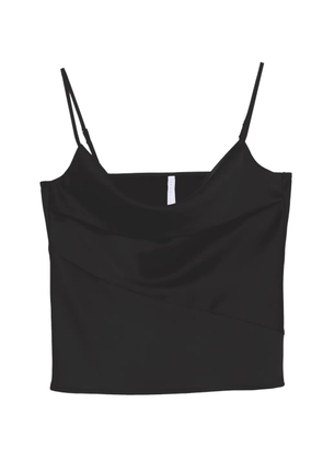 IMPERIAL cowl-neck top - Black