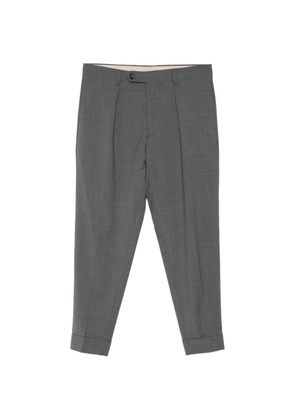 Berwich Chiaia pleated cuffed trousers - Grey