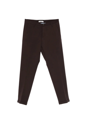 IMPERIAL cuffed-hem trousers - Brown