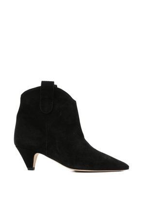 Anna F. pointed ankle boots - Black