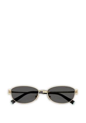 Tiffany & Co. oval-frame sunglasses - Gold