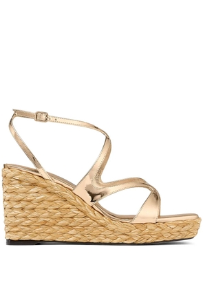 Jimmy Choo 110 Ayla sandals - Gold