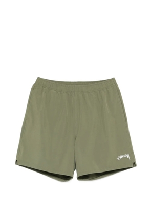 Stüssy logo shorts - Green
