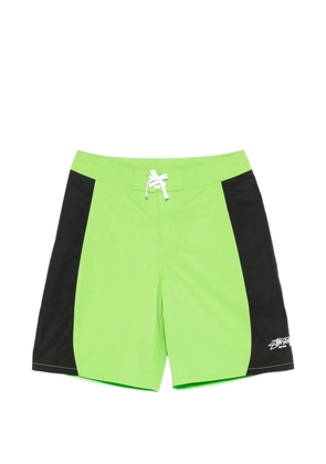 Stüssy colourblock shorts - Green