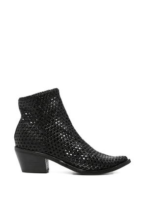 Zolfo leather ankle boots - Black
