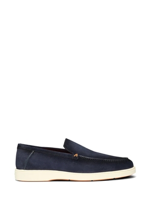 Santoni Detroit suede loafers - Blue