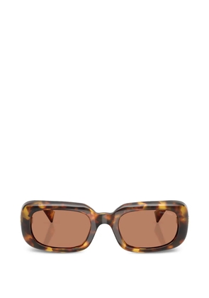 Miu Miu Eyewear rectangle-frame sunglasses - Brown