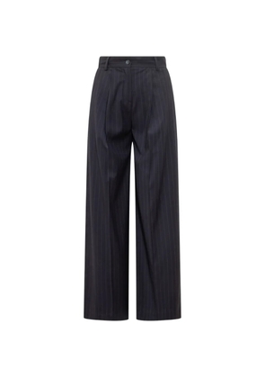 LE SULLY STUDIO pinstripe straight trousers - Blue
