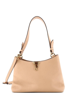 Versace Pre-Owned Virtus Leather Small hobo bag - Neutrals