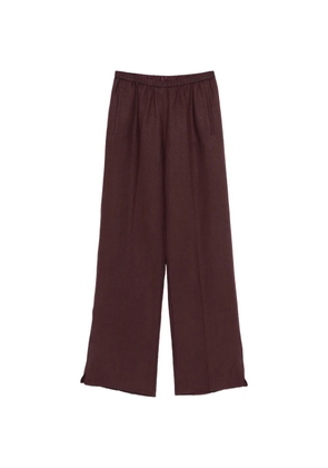 Forte Forte elasticated-waistband trousers - Brown