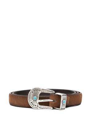 ALBERTO LUTI embellished belt - Brown