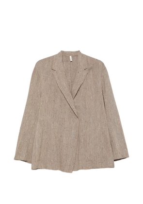 Boboutic notched-lapel blazer - Brown