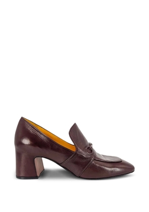 Madison.Maison hidden-bit leather loafers - Brown
